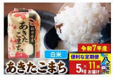 《定期便11ヶ月》【新米】 あきたこまち 5kg【白米】令和7年産 秋田県産 こまちライン