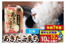 《定期便12ヶ月》【新米】 あきたこまち 10kg【白米】令和7年産 秋田県産 こまちライン