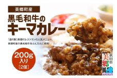 美郷町産黒毛和牛のキーマカレー2個入 あきた美郷づくり