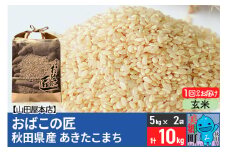 令和6年産 おばこの匠 秋田県産あきたこまち 10kg（玄米）5kg袋 秋田こまち お米
