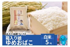 令和5年産 秋田県産 特別栽培米「箱入り娘 ゆめおばこ」5kg×1袋