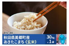 秋田県美郷町産 あきたこまち 玄米30kg