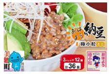 ヤマダフーズ おはよう 極小粒 ミニ 3パック×12個（計36個）