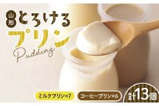 山形の極み 山形とろけるプリン13個 F2Y-6104