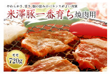 米澤豚一番育ち 焼肉用 F2Y-0450