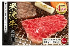 米沢牛 焼肉用 肉質等級：4等級(B.M.S.No.5)以上 F2Y-0844