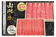 山形牛 しゃぶしゃぶ用 肉質等級：4等級(B.M.S.No.5)以上 F2Y-0848
