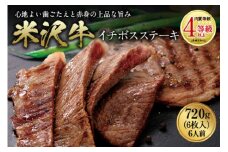 米沢牛 イチボステーキ 肉質等級：4等級(B.M.S.No.5)以上 F2Y-0850