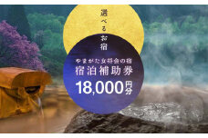 山形県内温泉旅館 宿泊補助券18000円分(やまがた女将会の宿) F2Y-1995