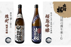 やまがたのお酒を楽しむ出羽桜「桜花吟醸」と「雄町・純米吟醸」 F2Y-3534