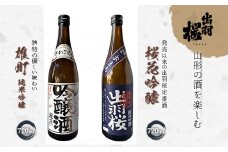 やまがたのお酒を楽しむ出羽桜「桜花吟醸」と「雄町・純米吟醸」 F2Y-4501