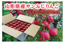 《先行予約 2025年度発送》【山形県産】サンふじりんご特秀品10kg  りんご リンゴ 林檎 デザート フルーツ 果物 くだもの 果実 食品 山形県 FSY-0403