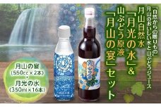 月山自然水「月光の水」& 山ぶどう原液「月山の宴」 F2Y-2347