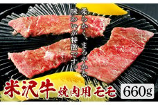 米沢牛 焼肉用 モモ660g F2Y-5071