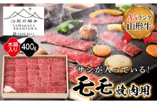 【山形の極み】山形牛モモ焼肉用400g F2Y-5108