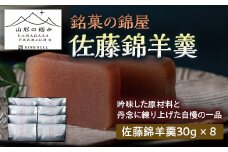【山形の極み】銘菓の錦屋 佐藤錦羊羹 F2Y-5253