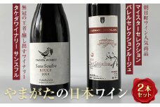 やまがたの日本ワイン 5星と4星ワイナリーの赤 辛口 お酒 赤ワイン フルボディ ワイナリー 山形県産 F2Y-4506