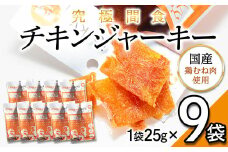究極間食 チキンジャーキー 25g×9袋 F2Y-3234