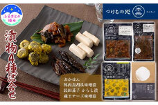 【ふるさとの極み】漬物造り百余年つけもの処本長漬物4種詰合せ（大根、胡瓜、茄子、チーズ） F2Y-5387