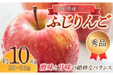 《2025年度先行予約》りんご「ふじりんご」 秀品 20～36玉 10kg  りんご リンゴ 林檎 デザート フルーツ 果物 くだもの 果実 食品 山形県 FSY-1917