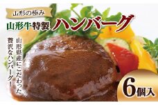 山形の極み 山形牛特製ハンバーグ 6個入 F2Y-5437