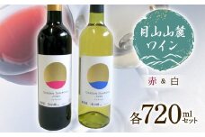 月山山麓ワイン 赤・白 各720mlセット F2Y-4223