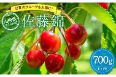《先行予約 2025年度発送》佐藤錦 700g Lバラ FSY-0668