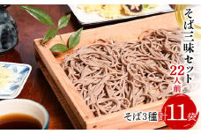 そば三昧セット 22人前 （計11袋） 大沼製麺所 F2Y-3461