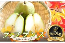 《2025年発送》 ラ・フランス 約5kg 化粧箱入り FSY-0865