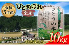 令和5年産 ひとめぼれ 玄米10kg 特別栽培米 F2Y-3652