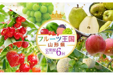 【先行予約 2025年度発送】♪フルーツ王国山形♪ 定期便6回 Aコース FSY-1843