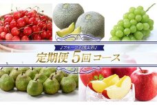 【先行予約 2025年度発送】♪フルーツ王国山形♪ 定期便5回コース FSY-1847