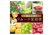 果物の定期便 佐藤錦・メロン・スイカ・和梨・葡萄・洋梨・リンゴ【令和8年発送】 FSY-2305