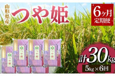 山形県産 つや姫 5kg 《6ヶ月定期便》 F2Y-3689