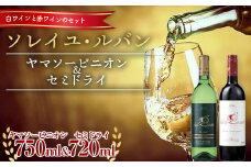 ソレイユ・ルバン ヤマソービニオン 750ml ＆ セミドライ 720ml セット F2Y-5575