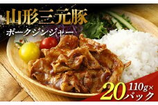 山形三元豚ポークジンジャー 110g×20パック F2Y-3939