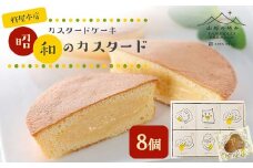 【山形の極み】杵屋本店 カスタードケーキ 昭和のカスタード 8個 F2Y-5956