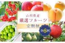 《先行予約 2026年6月発送開始》 山形県の至高！ 山形県厳選 フルーツ定期便 全6回 FSY-2316