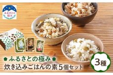 【ふるさとの極み】炊き込みごはんの素セット F2Y-6060