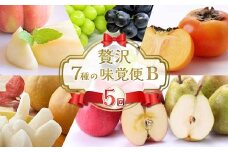 【2025年先行予約】贅沢7種の味覚便B（5回） FSY-2176