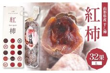 山形県産 紅柿 32果 Lサイズ （干し柿） F2Y-6167