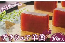 【山形の極み】銘菓の『錦屋』 和菓子 デラウェア 羊羹 10個入り 山形県置賜産デラウェア使用！ 個包装 F2Y-6261