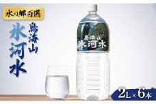 【水の郷百選】山形県 鳥海山 氷河水（ひょうがすい）2L×6本 天然水 ミネラルウォーター F2Y-6305