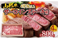 山形牛 サーロインステーキ用 4等級以上 800g FZ18-655 ブランド牛肉 ステーキ肉 山形県 山形市