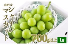 山形市産 シャインマスカット 秀 1房 700g以上 【令和7年産先行予約】FU19-191 くだもの 果物 フルーツ 山形 山形県 山形市 2025年産