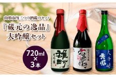『蔵元の逸品』大吟醸セット FZ98-434 山形 山形県 山形市 日本酒