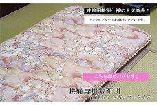 腰痛専用敷布団 片面凹凸 レギュラータイプ(ﾋﾟﾝｸ) FY23-330