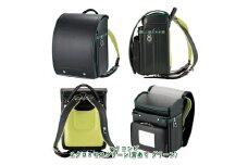 フジタのランドセル Anciel(アンシェル) 2.クロ×モスグリーン FZ23-365