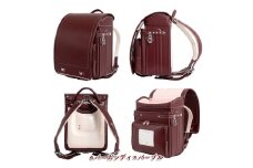 フジタのランドセル SunshinePretty(サンシャインプリティ) 4.バーガンディ×パープル FZ23-393