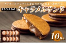 ESCARGOT キャラメルサンド 10個入 FZ20-318